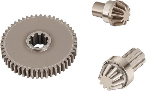 Steel Input Spur Gear & Bearing for HyperGO 1/16 H16BM H16PL H16GT H16DR 16207 16208 16209 16210 1/14 H14BM 14209 14210 14301 14303 Series Upgrades Part in Kuwait