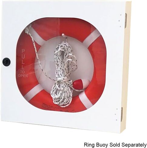 خزانة محطة الأمان لعوامة حلقة الحياة مقاس 30 بوصة - تتضمن خط الرمي in Kuwait