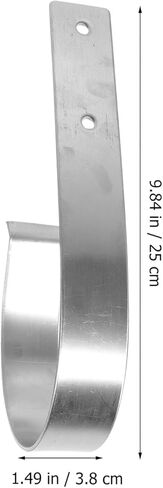 YARNOW Stainless Steel Ring Buoy Bracket Marine Horseshoe Bracket Life Buoy Ring Hanger Holder Large S Hook for Pool Poles Pool Brush Skimmer Hose Equipment B in Saudi Arabia