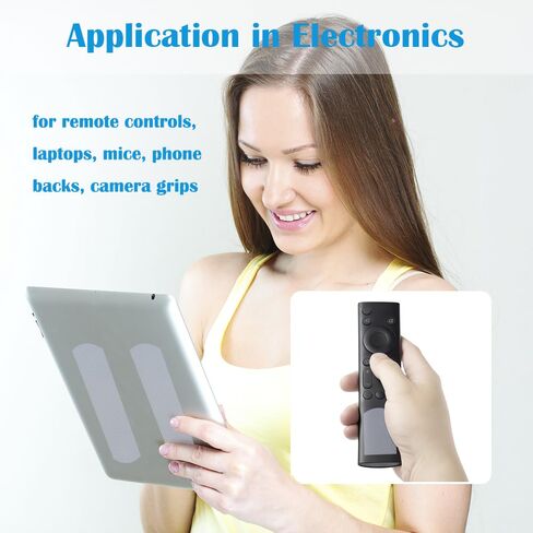 Large Rubber Non-Slip Grip Tape 8.2 x 11.8inches Waterproof Adhesive Anti-Slip Tape for Handles, Furniture, Bathtubs, Frames, Gaming Devices, and Other Indoor/Outdoor Uses , 4-Piece Set (Clear) in Kuwait