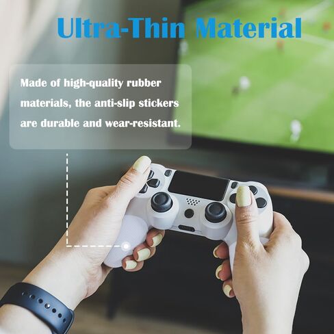 Large Rubber Non-Slip Grip Tape 8.2 x 11.8inches Waterproof Adhesive Anti-Slip Tape for Handles, Furniture, Bathtubs, Frames, Gaming Devices, and Other Indoor/Outdoor Uses , 4-Piece Set (Clear) in Kuwait