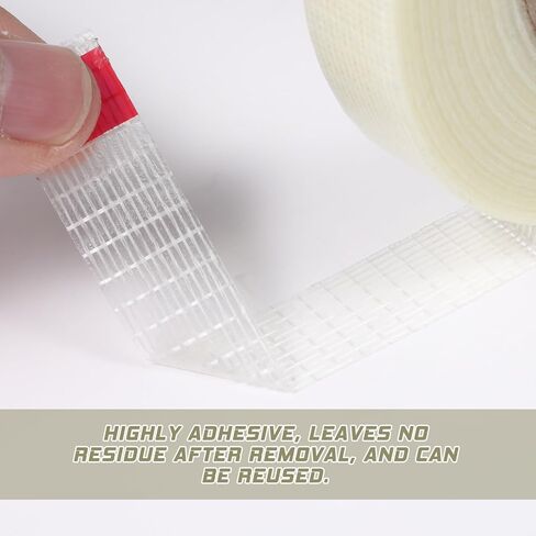 شريط احتكاك منخفض PTFE 1/2 بوصة × 164 قدم شريط منزلق للدرج مقاوم للصرير ومقاوم للتآكل وحماية السطح للخزانة والأثاث الخشبي، أبيض in Saudi Arabia