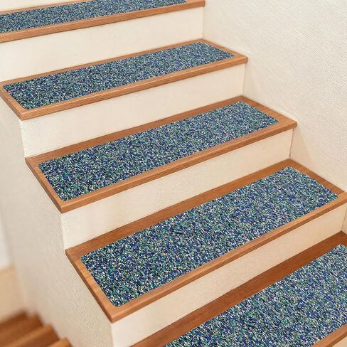 COSIMIXO Rubber Anti Slip Tape 6" x 30" -5 Packs-Blue Pool Rubber Grip Tape,Pool, Bathroom & Stair Outdoor/Indoor Safety - Waterproof Non-Slip for Wet Surfaces, Ship Deck, Showers in Kuwait