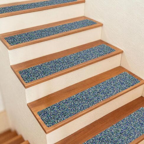 COSIMIXO Rubber Anti Slip Tape 6" x 30" -5 Packs-Blue Pool Rubber Grip Tape,Pool, Bathroom & Stair Outdoor/Indoor Safety - Waterproof Non-Slip for Wet Surfaces, Ship Deck, Showers in Kuwait