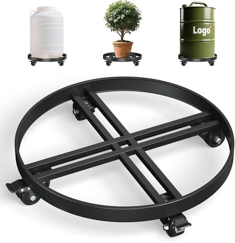 Heavy-Duty Stainless Steel Furniture Dolly,24'' x 18'' Furniture Mover with 1200LB Capacity, 5'' Swivel Casters & Tie-Down Straps for Secure Transport in Saudi Arabia