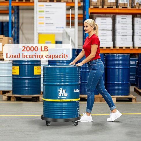 Heavy-Duty Stainless Steel Furniture Dolly,24'' x 18'' Furniture Mover with 1200LB Capacity, 5'' Swivel Casters & Tie-Down Straps for Secure Transport in Saudi Arabia