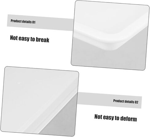 4Pcs Acid and Alkali Resistant Laboratory Storage Trays Small Plastic Containment Trays Spill Lab Sample Pans for Chemical Handling and Educational Experiments in Saudi Arabia