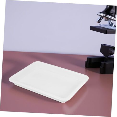 4Pcs Acid and Alkali Resistant Laboratory Storage Trays Small Plastic Containment Trays Spill Lab Sample Pans for Chemical Handling and Educational Experiments in Saudi Arabia