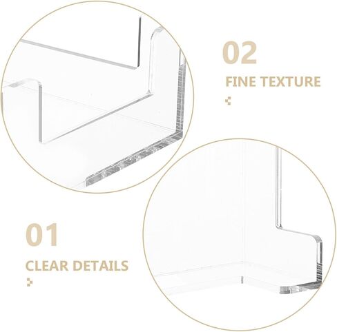 jojofuny Acrylic Napkin Holder Square Tissue Box with Four-side Cutout Tabletop Napkin Dispenser for Kitchen Bathroom Dining and Restaurant Use in Saudi Arabia