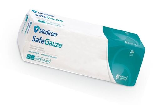 Medicom A7634 إسفنجة SafeGauze غير المنسوجة 4 × 4 بوصة 2000/Cs in Saudi Arabia