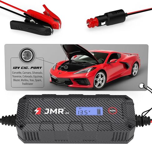 شاحن بطارية JMR لشيفروليه Corvette Camaro Silverado Traverse Colorado Equinox Blazer Malibu Trax Spark جميع النماذج لمكيف الشاحن (بدون وضع ليثيوم) in Kuwait