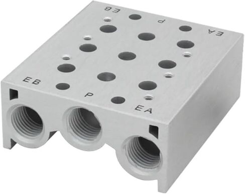 SS5Y5-20 series 5-way solenoid valve body port manifold, suitable for SY5120 SY5220 series solenoid valve exhaust(SS5Y5-20-18) in Saudi Arabia