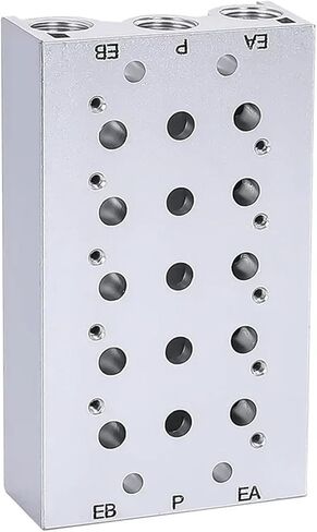 SY3120 SY5120 SY7120 مشعب عادم صمام الملف اللولبي SS5Y5-2F/3F/4F/5F/6F/7F مجموعة صمامات قاعدة هوائية (5F,SY5120) in Saudi Arabia
