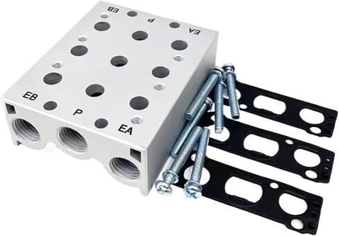 SY7120-Solenoid Valve Exhaust Manifold SS5Y7-2F/3F/4F/5F/6F/7F Pneumatic Bottom Valve Station(SS5Y7-20-07) in Saudi Arabia