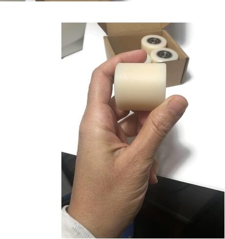 4 قطع عجلة دوارة من النايلون مقاس 1.5 بوصة مع محامل، عجلة توجيه CNC ذات حزام مسطح (قطر 1.5 بوصة - عرض 1.5 بوصة - محمل 3/8 بوصة) in Saudi Arabia