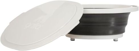 GRILLA Collapsible Meat Prep Tub with Large Capacity, Silicone, Portable, Dishwasher Safe, For Meat Marinating, Prepping, and Storing in Saudi Arabia