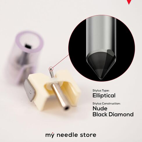 73-DE - إبرة بديلة ذات طرف ماسي أسود بيضاوي الشكل عالي الجودة لسلسلة Pickering VX-15 وخراطيش DCF in Kuwait