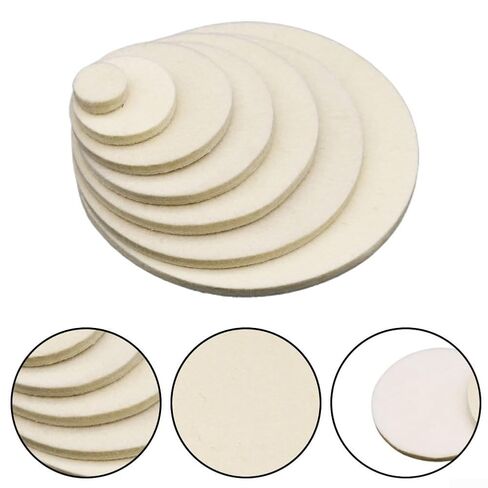 Wool Felt Polishing Set of 2 Perfect for for car, Glass, and Stainless Steel Polishing Jobs in Kuwait