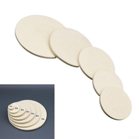 Wool Felt Polishing Set of 2 Perfect for for car, Glass, and Stainless Steel Polishing Jobs in Kuwait