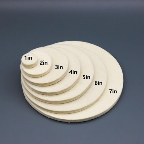 Wool Felt Polishing Set of 2 Perfect for for car, Glass, and Stainless Steel Polishing Jobs in Kuwait