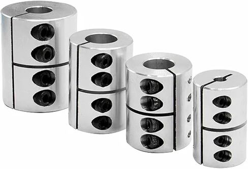 D40 L50 Aluminum Alloy Rigid Coupling High Precision Shaft Rod Coupler Clutch(10mm to 20mm) in Saudi Arabia