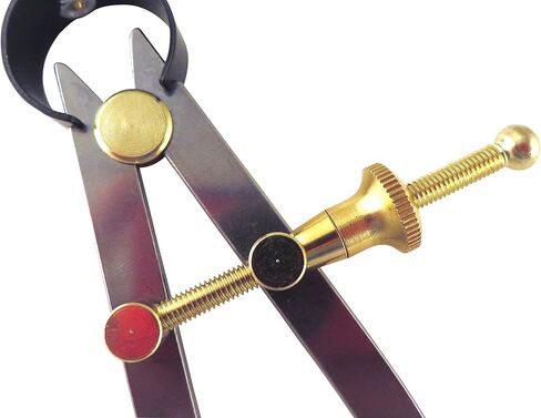 صامولة زنبركية سريعة "Yankee" من Toolmaker، ضبط سريع، فواصل معرف الفرجار الزنبركية الداخلية، نطاق 0-8.5 بوصة / 215 مم، نقطة ارتكاز نحاسية وآلية ضبط دقيقة، ساق مسطحة، C8-8 in Saudi Arabia