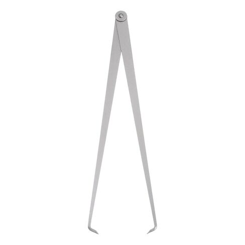 HARFINGTON Firm Joint Inside Caliper 350mm 14 Inch Tool Steel Firm Friction Joint Internal Measurement Tool for Carving Shaping Modeling, Silver in Saudi Arabia