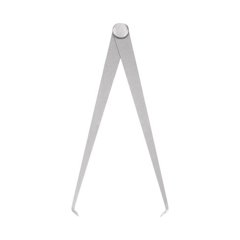 HARFINGTON Firm Joint Inside Caliper 350mm 14 Inch Tool Steel Firm Friction Joint Internal Measurement Tool for Carving Shaping Modeling, Silver in Saudi Arabia