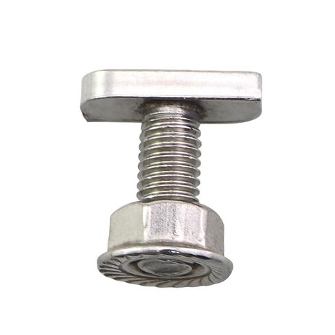 12 قطعة T بولت مجموعة مسامير مطرقة من الفولاذ المقاوم للصدأ وصواميل شفة M8 مناسبة لأنظمة تركيب الطاقة الشمسية الكهروضوئية من الألومنيوم المبثوق in Kuwait