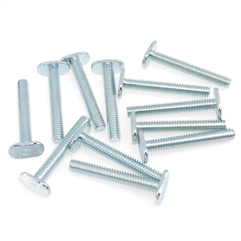 يوكاتا 1/4 "-20 T مسامير المسار 1-3/4 بوصة طويلة T-Slot Bolt للأغراض العامة الكربون الصلب T فتحة الأجهزة T-Track Fittings لتركيبات النجارة وأجهزة التثبيت 12 قطعة in Saudi Arabia