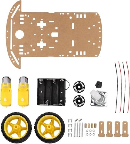 Smart Robot Car Chassis Kit for Arduino 2WD Educational Robotics Platform with Encoders and Battery Box in Kuwait