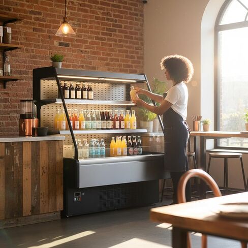 تاجر مبرد في الهواء الطلق Grab N Go ذاتي الخدمة متعدد الاستخدامات عرض مشروبات التبريد خزانة من الفولاذ المقاوم للصدأ in Saudi Arabia