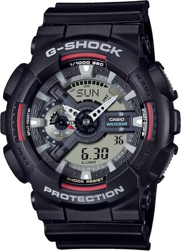Casio G-Shock White Blue Hidden Glow Analog-Digital Resin Watch GA110HDS-7A in Saudi Arabia