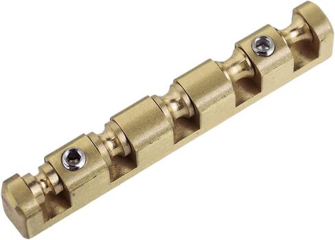 Bass Guitar Nut Brass Roller Nut 45mm Adjustable Bass Nut 5 String Electric BASS Guitar Replacement Parts in Saudi Arabia