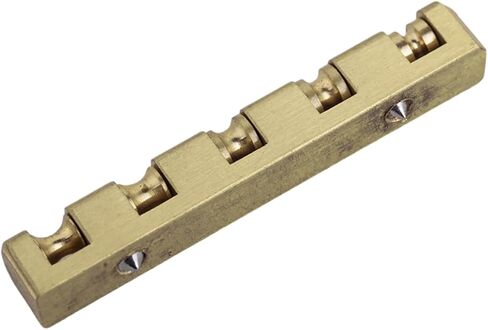 Bass Guitar Nut Brass Roller Nut 45mm Adjustable Bass Nut 5 String Electric BASS Guitar Replacement Parts in Saudi Arabia