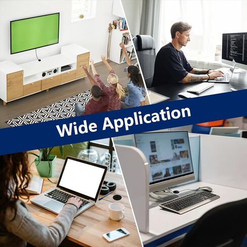 10 pcs Desk Grommet, 2 inch/50 mm Desk Hole Cover, Black Cable Grommet for Wire Cord Through The Table, Cabinet, Countertop and Other Furniture in Kuwait