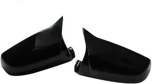 Carbon Fiber Pattern Black Side Wing Rearview Mirror Cover Cap Compatible with 5 6 7 Series E60 E61 E63 E64 F06 F07 F10 F11 F13 F01 F02 F03 F04 in Saudi Arabia