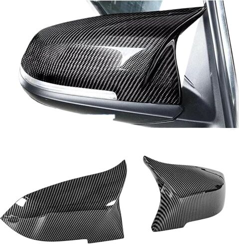 1 Pair Mirror Cover Cap Fit for 1234 Series X1/F20 F22 F30 F32 Replaceable Carbon Fiber Pattern Rear Mirror Cover Caps in Saudi Arabia