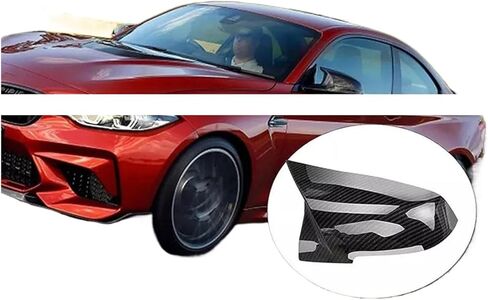 1 Pair Mirror Cover Cap Fit for 1234 Series X1/F20 F22 F30 F32 Replaceable Carbon Fiber Pattern Rear Mirror Cover Caps in Saudi Arabia