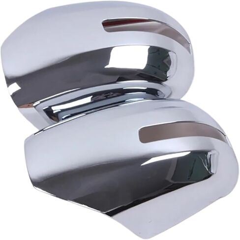 2Pcs Car Chrome Rear View Side Mirror Cover Trim Fit for Mitsubishi Triton / L200 2015-2017 Car Styling in Saudi Arabia