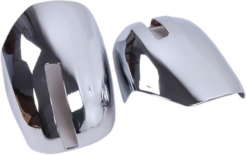 2Pcs Car Chrome Rear View Side Mirror Cover Trim Fit for Mitsubishi Triton / L200 2015-2017 Car Styling in Saudi Arabia