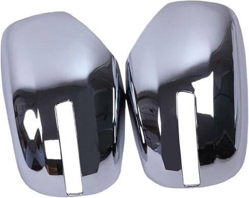 2Pcs Car Chrome Rear View Side Mirror Cover Trim Fit for Mitsubishi Triton / L200 2015-2017 Car Styling in Saudi Arabia
