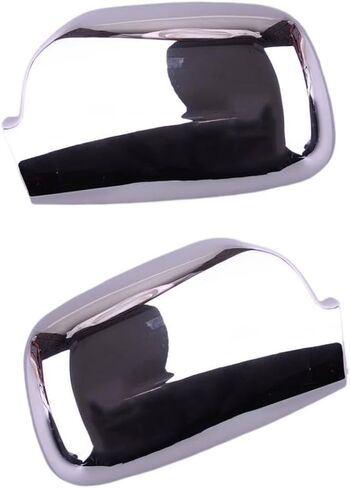 Rear View Mirror Cover Trim Set 1 Pair Compatible with CR V 2002 2003 2004 2005 2006 Silver Plastic in Saudi Arabia