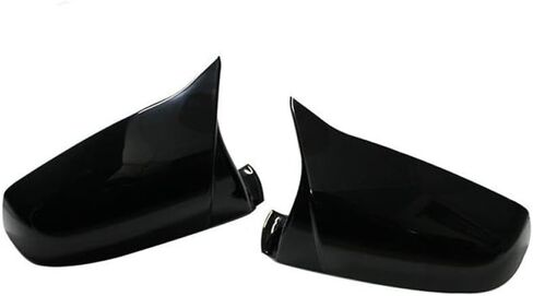 Black Side Wing Mirror Cap Cover Compatible with 5 6 7 Series F01 F02 F03 F04 F06 F07 F10 F11 F12 F13 in Saudi Arabia
