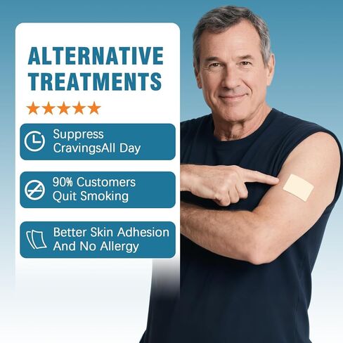 لصقات النيكوتين 21 مجم - الخطوة 1 تساعد على التوقف عن التدخين - رقعات سهلة الإقلاع عن التدخين - توفر كل رقعة نظام نيكوتين عبر الجلد لمدة 24 ساعة - يعمل لمدة أسبوع واحد - 30 قطعة-DFX in Kuwait