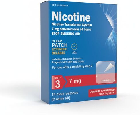 Nicotine Transdermal System Step 3 Stop Smoking Aid 7mg (2 week kit) in Kuwait