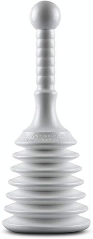 مكبس الحوض والصرف الرئيسي MPS4-4 لأحواض المطبخ وأحواض الحمامات والاستحمام وأحواض الاستحمام. تصميم صغير وقوي مع منفاخ كبير للاستخدام التجاري والسكني، باللون الأبيض in Kuwait