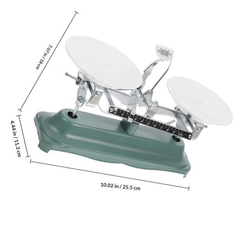 BESTYASH Three-pan Balance Scale with 500g Weights, Mechanical Laboratory Scientific Balance Tool for Teaching and Experiments, 3-pan Precision Weighing Scale for Students and Labs in Kuwait