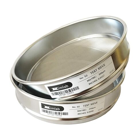 Economy Test Sieve #20 / 850μm Mesh Size,304 Stainless Steel Wire Cloth, 8" Diameter in Saudi Arabia