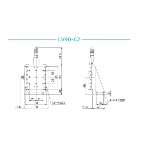 دليل النزوح العمودي رفع غرامة ضبط منصة Z محور 90*90 مللي متر LV90 انزلاق الجدول عبر الأسطوانة دليل الخطي المرحلة Slidin in Kuwait